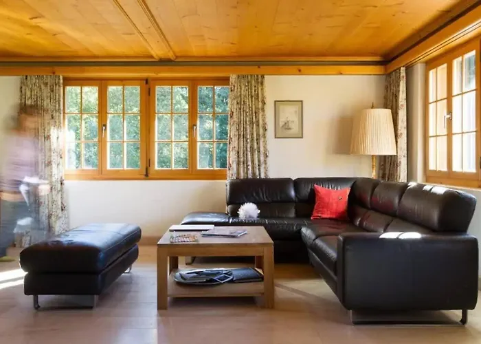 Appartement Cozy Overlooking The Gstaad Mountain Area *