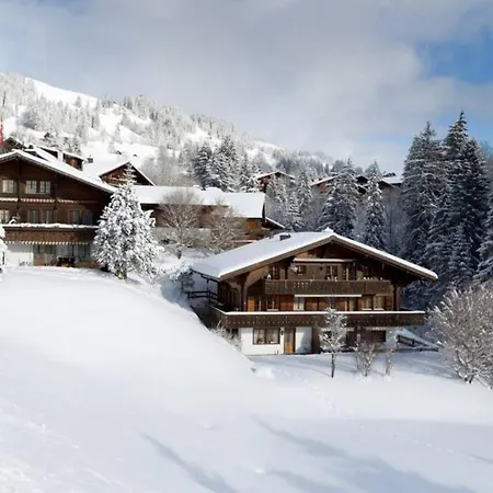 Apartamento Cozy Overlooking The Gstaad Mountain Area Schönried